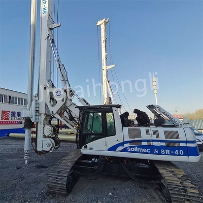 jakość  Kelly Miniature Used Rotary Drilling Rig SR40 50M Used Piling Rig For Construction fabryka